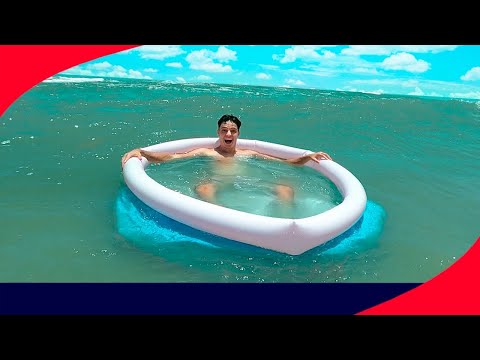 I PUT A POOL IN THE MIDDLE OF THE SEA, AND THE RESULT WAS SURPRISING!