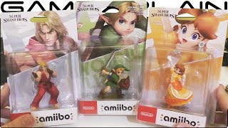 Super Smash Bros. Ultimate - Daisy, Young Link & Ken amiibo UNBOXING