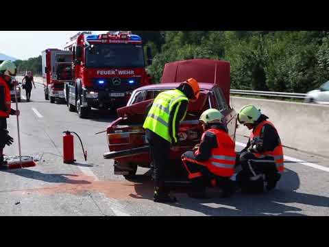 Lkw-Unfall auf der A1 bei Salzburg-Nord: Stau