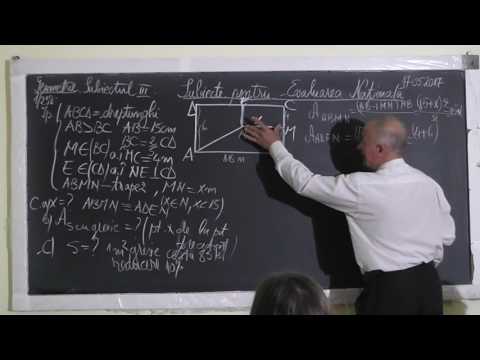 1/3 1512 - Test Evaluarea Nationala: Trapez Figuri geometrice echivalente Trunchi de con - Clasa 8