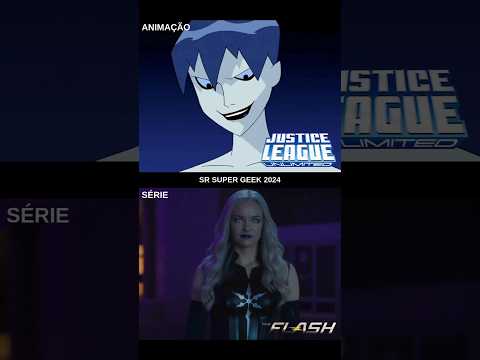 Nevasca - Animação vs Live-action / #shorts #smallville  #justiceleagueunlimited