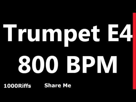 Trumpet Metronome E4 : 800 BPM : Beats Per Minute
