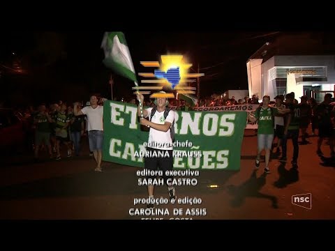 Final 'Bom Dia SC' especial 1 ano do acidente da Chapecoense - 29/11/2017 (HD)