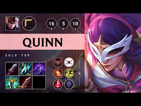 Quinn Top vs Rumble - KR Grandmaster Patch 25.06