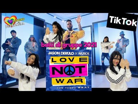 LOVE NOT WAR Jason Derulo ft. Nuka // tik tok //coreography by Petronela// video di spalle /TUTORIAL