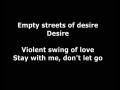 Midnight Choir - Empty Streets Lyrics. 