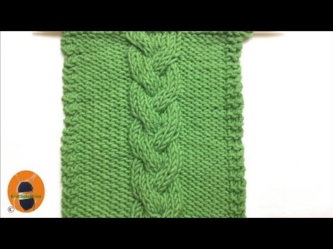 Let's knit! Pattern 7 - The braided cable pattern