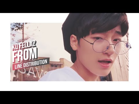 KQ Fellaz (ATEEZ) - From Line Distribution (Color Coded) | 케이큐펠라즈 (에이티즈) - 프롬