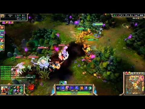 Zed vs Master Yi mid gameplay HD