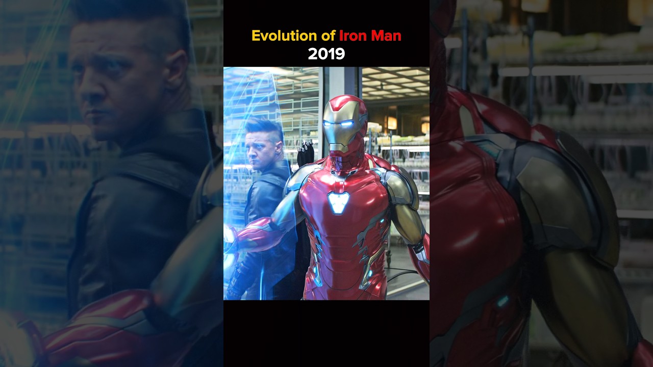 The iconic evolution of Iron Man ☠️ #shorts