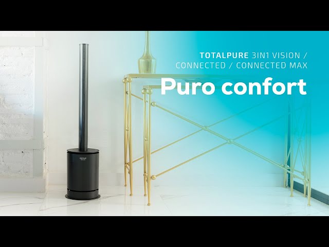 Luftreiniger Cecotec TotalPure 3in1 Connected 2000W WiFi Bladeless LED video