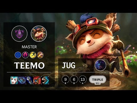 Teemo Jungle vs Rek'Sai - EUW Master Patch 10.12
