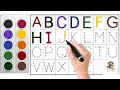 A To Z Alphabet Letter Tracing Worksheets Letter Tracing For Kids Rising Kids