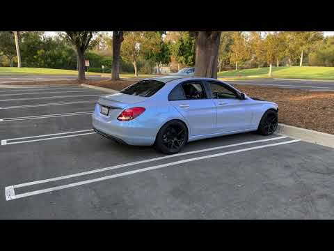 W205 C300 Mercedes Benz STRAIT PIPE Turbo 500hp+ Build
