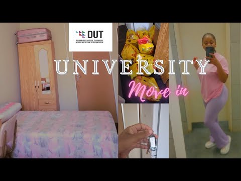 Vlog:University move-in📚 | Durban University Of Technology (DUT) | South African YouTuber