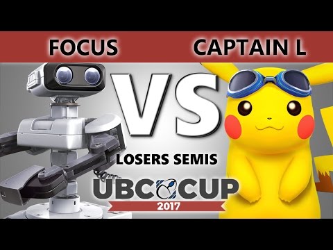 UBC Cup 2017: Losers Semis - Focus (ROB) vs Captain L (Pikachu)