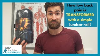 HOW low back pain is TRANSFORMED with a lumbar roll?