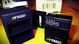 preview picture of video 'Wasabi Power(1280mAh) vs GoPro HERO 3 + Black Edition(1180mAh)'