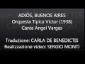 ADIÓS, BUENOS AIRES - Orquesta Típica Victor ...