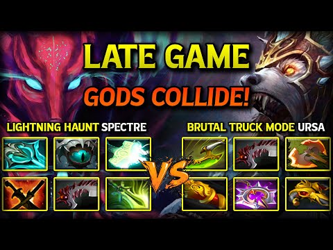 LATE GAME GODS COLLIDE! Lightning Haunt For Food Spectre Vs. Brutal Truck Mode Monster Ursa Dota 2