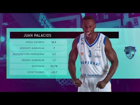 J. Palacios – „Betsafe–LKL“ rugsėjo MVP