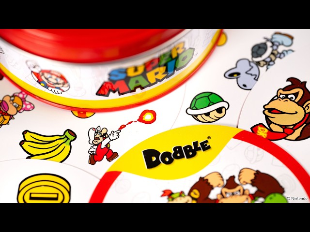 Vídeo relacionado con Asmodee Dobble Super Mario, Juego de Cartas de Observación y Velocidad para Niños y Adultos, Juego de Mesa, 15 Minutos de Juego, A Partir de 6 años, 2-8 Jugadores