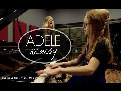 Remedy - Adele | Cover by Mykel Music & The Piano Gal/Sara Arkell