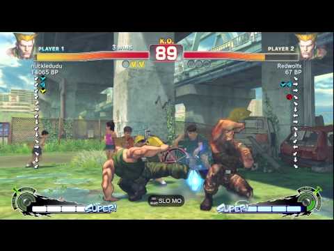 SSF4 Videos: PSN Guile(Nuckledudu) vs Guile(Redwolfx)