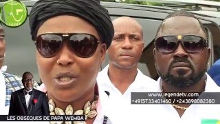 LES ENFANTS DE PAPA WEMBA- WERRASON-LOKUA KANZA AU CIMETIERE NECROPOLE