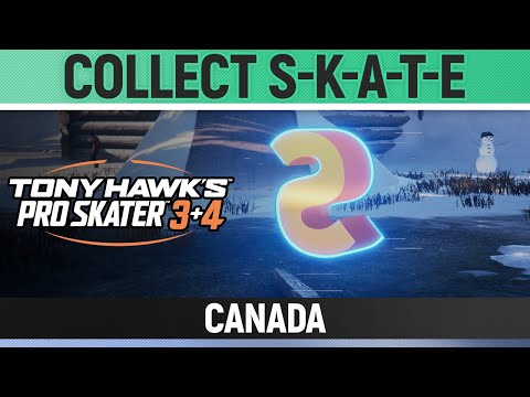 Tony Hawk's Pro Skater 3+4 - Canada - Collect S-K-A-T-E