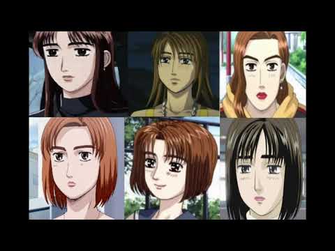 Initial D Girl Characters - Sings Unravel