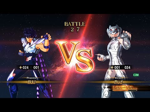 Ikki (Phoenix Bronze Cloth) vs Bud (Alcor God Robe) - Saint Seiya: Soldiers' Soul