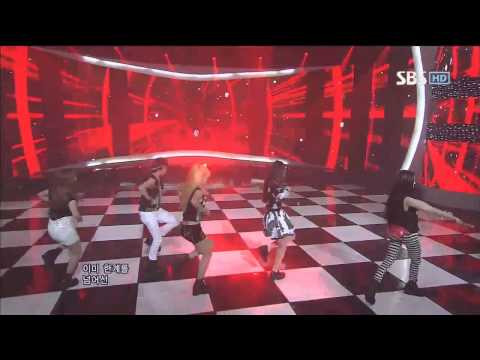 fx) [Electric Shock] @SBS Inkigayo 인기가요 20120701   YouTube