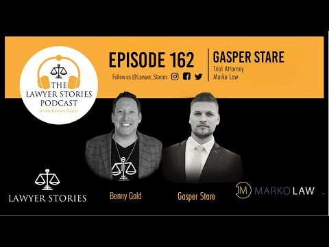 Ep 162 | Gasper Stare | Young Ambitious Trial Attorney Making Impact at Marko Law in Detroit, MI