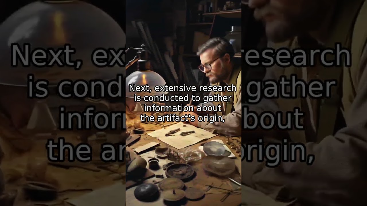 What is the process of analyzing and cataloging artifacts?