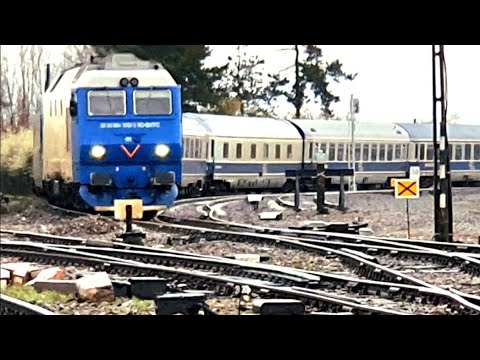 Trenurile IR 1742 și IR 143 sosesc la Episcopia, cu mecanici biruitori-27.03.2023