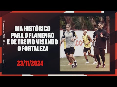 Historic day for Flamengo and training against Fortaleza