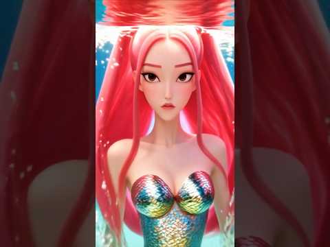 Fantastic Mermaid Trend: Huntrix K-Pop Demon Hunters🧜‍♀️#kpop #huntrix #kpopdemonhunters #mermaid