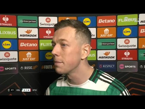 "Not a 4-1 Game" HONEST Callum McGregor Post Reaction Celtic 1-4 Stuttgart 
