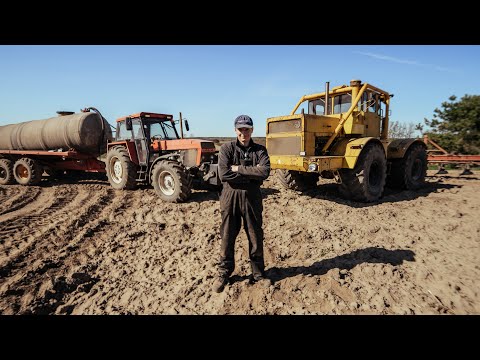 Farmer Łukasz - Entry to the Farm episode 9 | Spreading digestate from the biogas plant and plowi...