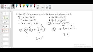 Further Pure F1-Ch1 (topic 1.1-Ex.1A) Imaginary & Complex numbers | IAL Statistics2 | WFM01/01