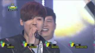 120221 FTISLAND Min Hwan singing Severely Show! Champion No.1 Encore