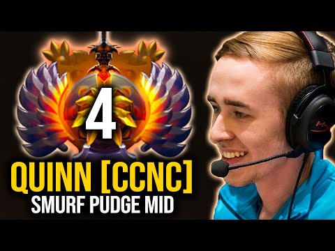 OMG 21 Kills!!! Rank 4 Quinn [CCnC smurf] Pudge vs Rank 90 KOTL Mid | Pudge Official