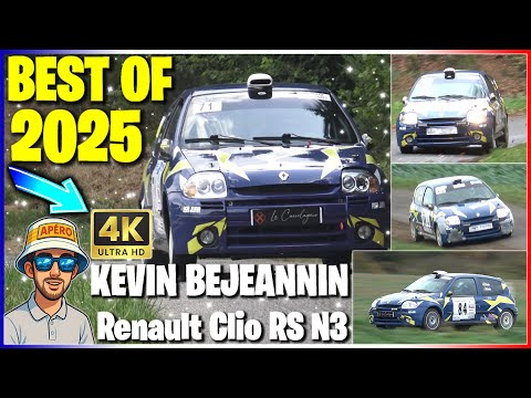 BEST OF RALLYE KEVIN BEJEANNIN 2025 : Renault Clio RS N3 !