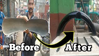 Bike Mudguard Restoration And Repair  #shorts