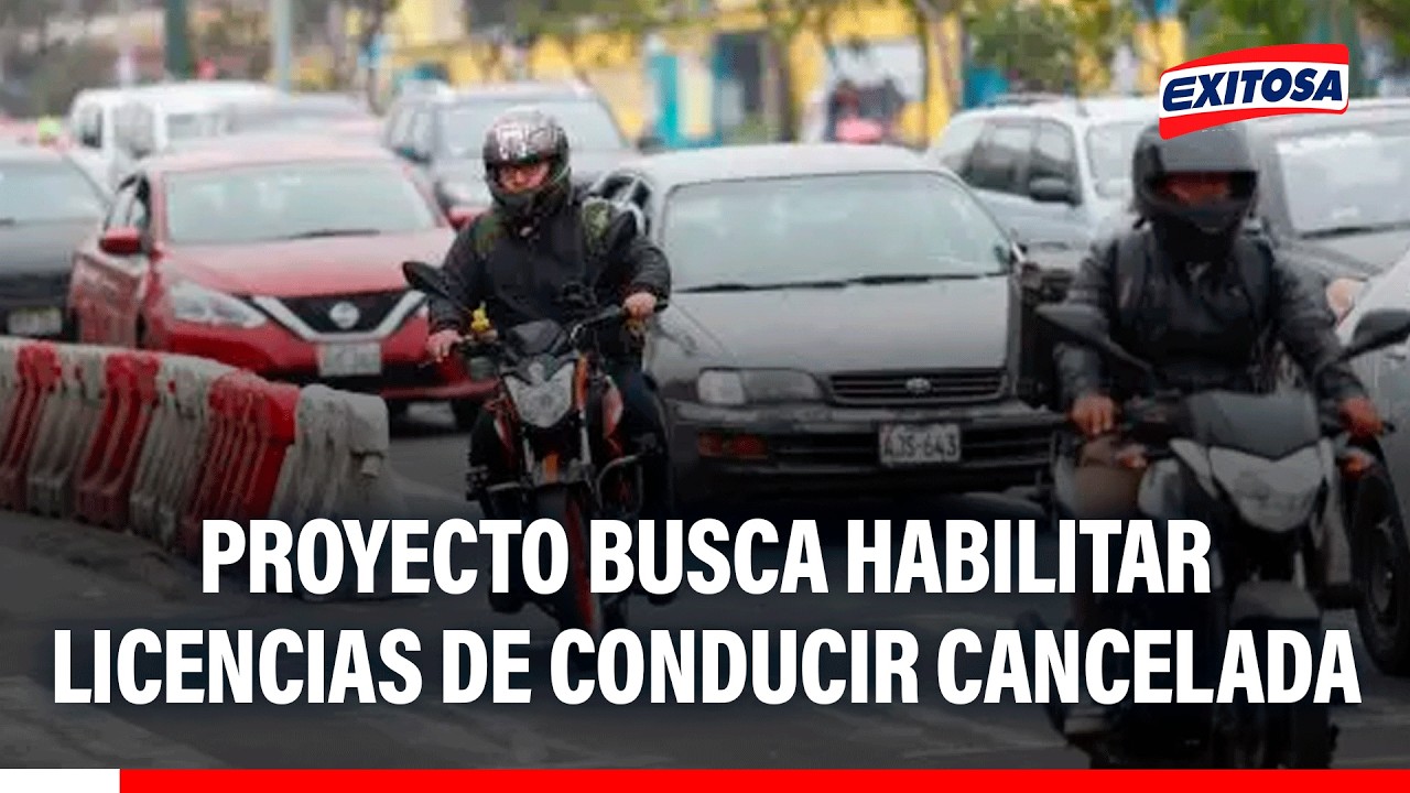 🔴🔵 Proyecto busca habilitar licencias de conducir canceladas