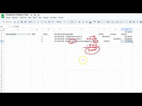 İhracat İşlemleri ve Kur Farkları (Kambiyo Karı veya Zararı)