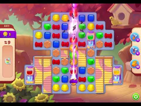 HomeScapes Level 6811 no boosters (17 moves)