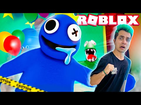 MONSTRO AZUL BABÃO NO ROBLOX ! - Rainbow Friends ( Wiizinho )