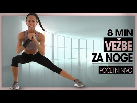 Trening od 8 minuta – Stajaće vežbe za noge za početnike